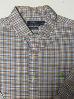 美品 Polo Ralph Lauren 長袖シャツ チェック柄L