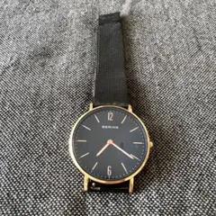 BERING アナログ腕時計 黒のサムネイル