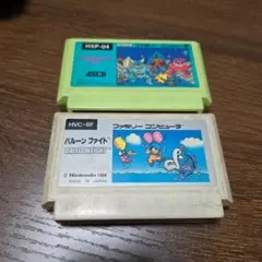 バルーンファイト ボコスカウォーズ ファミコンソフト２本セット