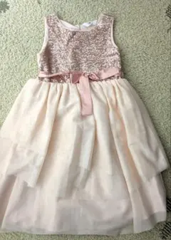 ピンク スパンコール フォーマルドレス 141