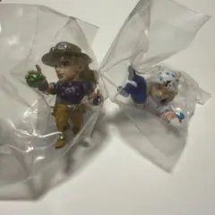 ジョジョ球　カプセルヒーローズ　ジョニィ、ジャイロ