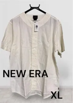 『美品』NEW ERA アイボリー XL 半袖シャツのサムネイル