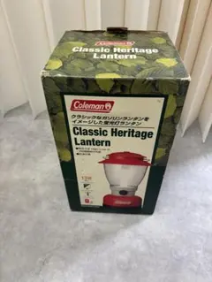 Coleman コールマン クラシックヘリテージランタン 蛍光灯 赤