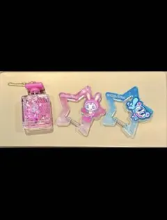 メゾピアノ　エンジェルブルー　カラビナ　キーホルダー　3点セット