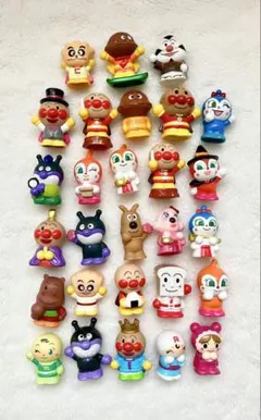 それいけ！あつまれアンパンマン　指人形　28体　まとめ売り
