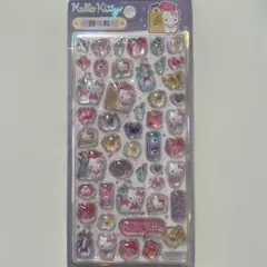 日本未発売！正規品ハローキティー3Dドロップステッカー　ラメ入り