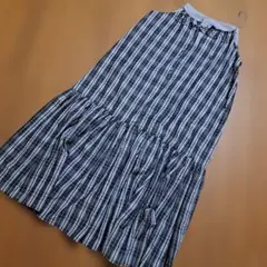 【美品】forksy.チェック柄ワンピースゆったり