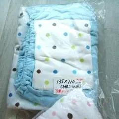 新品 3000円★ベルメゾン 星 敷きパッド 敷カバー 枕カバー 135x110