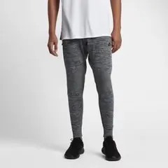 廃盤 赤タグ ナイキ メンズM テックニット パンツ グレー 灰色 霜降り