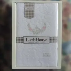 Lamb House ジャカード ソフトシーツ シングル 綿100%