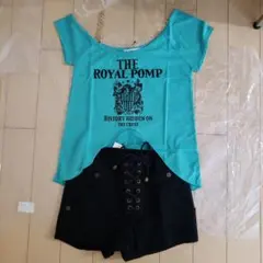 へそ出しセクシートップス&前スピンドルセクシーショーパン