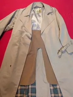 値段交渉可‼ Paul Stuart ライトグレー ステンカラーコート 392