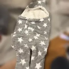 星柄フリースおくるみ・ブランケット