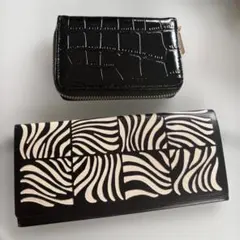 長財布 カードケース セット ゼブラ柄のサムネイル