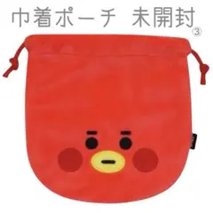 BT21 TATA フェイスポーチ 巾着 bts テテ V 未開封 正規品　③