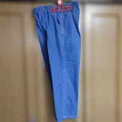 デニムブルー ウエストゴム パンツ 5L