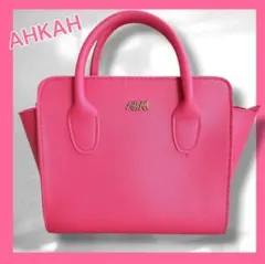AHKAH アーカー ハンドバッグ ミニバッグ ピンク ガーリー コンパクトのサムネイル