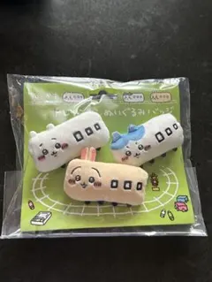 ちいかわ　トレインなぬいぐるみバッジ