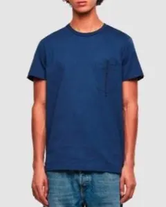 【希少&特価】DIESEL ディーゼル Tシャツ ブルー Lサイズ