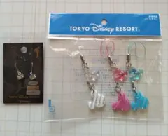 東京ディズニーリゾート　 ピアス　ストラップセット