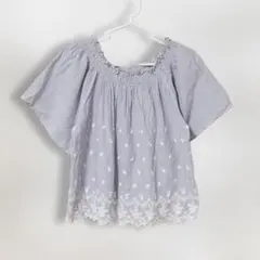 アースミュージックアンドエコロジー 刺繍ブラウス F