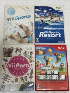 ⭐️24時間以内発送⭐️ Wiiソフトまとめ売り　4本セット　スポーツ　パーティ