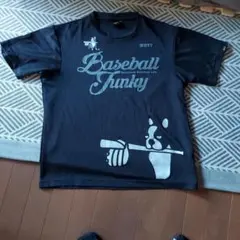 ZETT Baseball Junky Tシャツ 黒のサムネイル