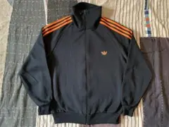 70s 80s 4号 adidas vtg ジャージ デサント オレンジ ATP