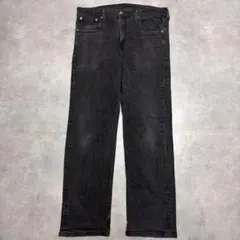 リーバイス569 W38 ブラックデニム ワイド バギー 黒 古着 22119
