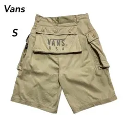 90s Vans バンズ モンキーショーツ ハーフパンツ　S ベージュのサムネイル
