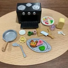 シルバニアファミリー　グリルキッチンセット　ミニチュア