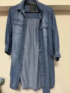 ブリーズ　デニムシャツワンピ　140