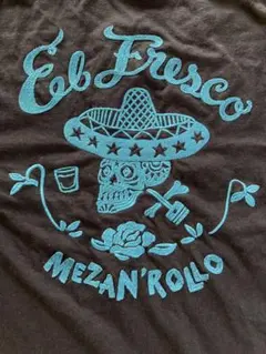 Schott ショット　Tシャツ　Sサイズ　刺繍　ドクロ　スカル　マリアッチ　黒