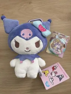 【サンリオ】いちごクロミ　がま口ポーチ（おまけ付き）