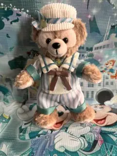 【ぬいぐるみバッジ】 ディズニー 25周年 ダッフィー