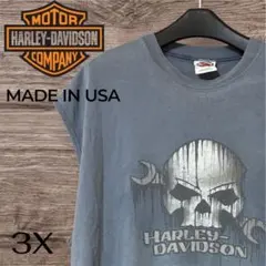 USA製　HARLEY-DAVIDSON スカル×レンチ　カットソー　正規品のサムネイル