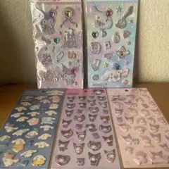 サンリオシール　ぷっくりシール　ジュエリーシール