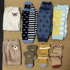赤ちゃん用レッグウォーマー&靴下(7~9cm)