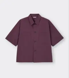 GU★ブロードワイドクロップドシャツ(5分袖)のサムネイル