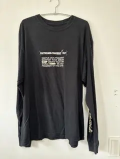 Cactus Jack / fragment 2021 長袖カットソー ブラック