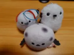 シマエナガ　マスコット　3点のサムネイル