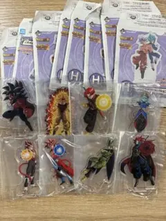 ドラゴンボールヒーローズ　一番くじ　孫悟空　ベジータ　トランクス　バーダック　H