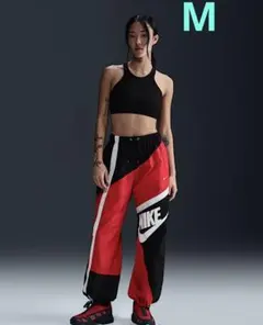 【新品】Mサイズ　NIKE ナイキ　オーバーサイズパンツ　RED 山田涼介着用