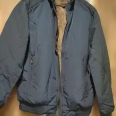ネイビー 中綿入り ジャケット
