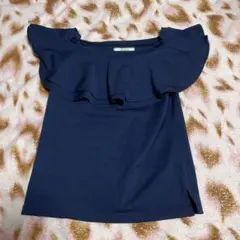 【美品】Delyle NOIR　紺色トップスのサムネイル