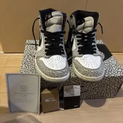 国内正規　Nike Air Jordan 1 White Cement