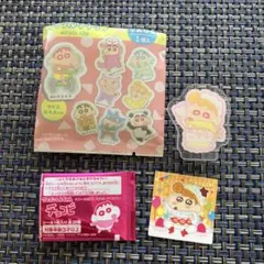 【新品】 クレヨンしんちゃん アクリル クリップ ひまわり チョコビ シール