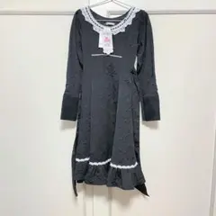 【新品未使用】 S 愛野えり マノンローズ ワンピース ブラック しまむら