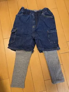 petit main デニムショートパンツ