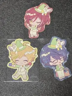 あんスタ　アニカフェ　ステッカー　夏目、つむぎ、宙